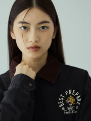 TIGER刺繍ダックジャケット≪手洗い可能≫