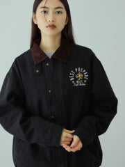 TIGER刺繍ダックジャケット≪手洗い可能≫