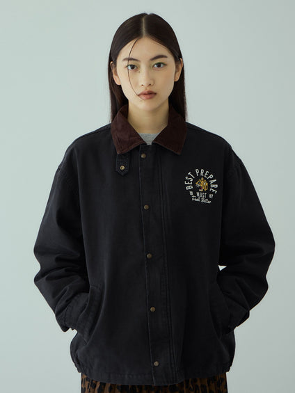 TIGER刺繍ダックジャケット≪手洗い可能≫