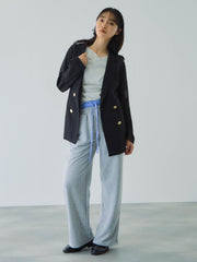 配色ドッキングスウェットパンツ≪セットアップ対応/手洗い可能≫