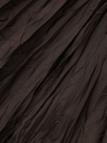 ワッシャーマットサテンプリーツスカート≪手洗い可能≫