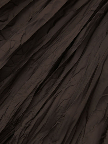 ワッシャーマットサテンプリーツスカート≪手洗い可能≫