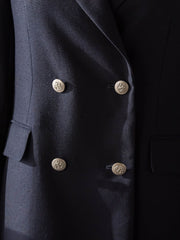 【受注会限定】リネンブレンド テーラードダブルブレストジャケット