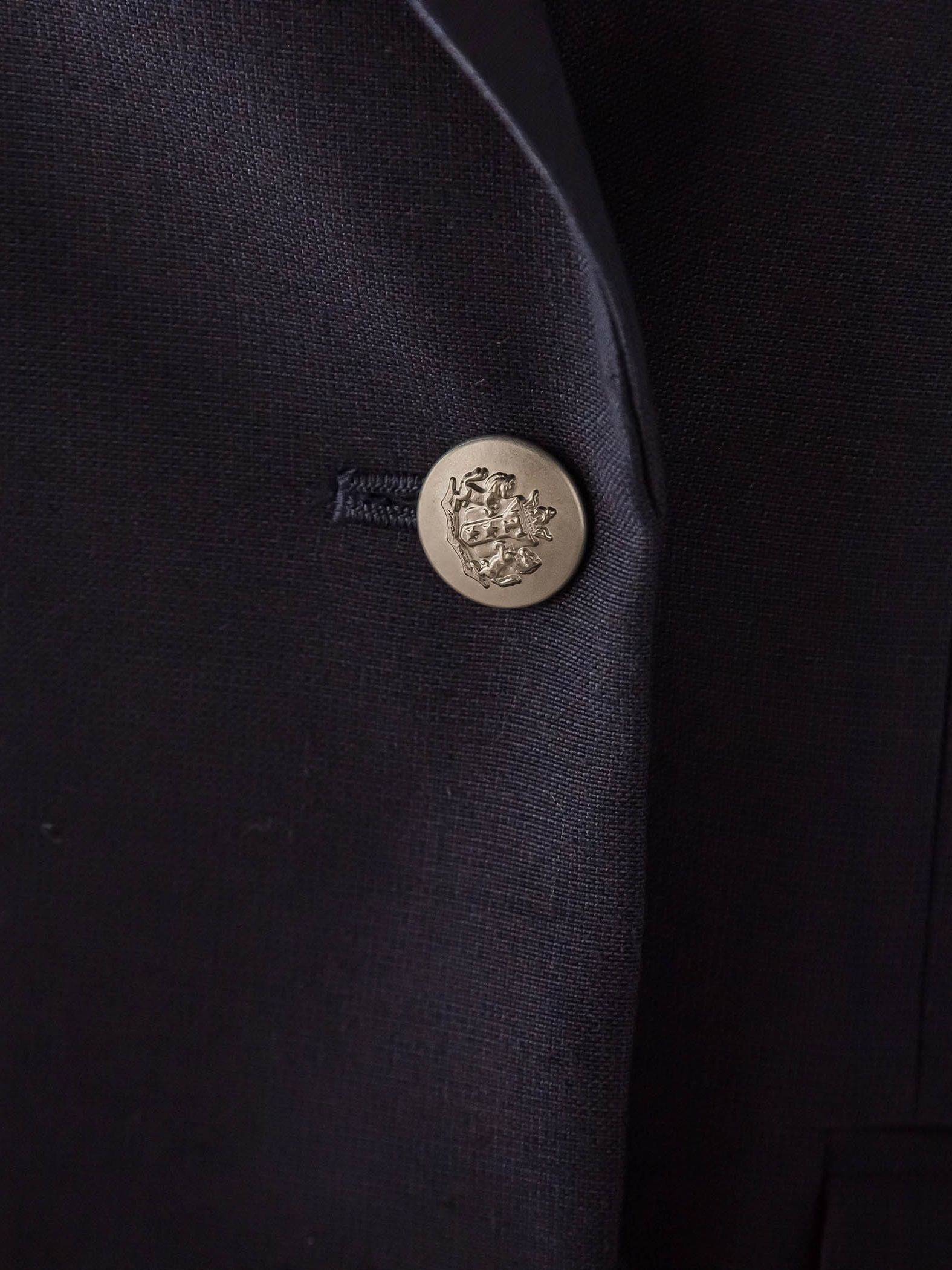 【受注会限定】リネンブレンド テーラードダブルブレストジャケット