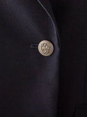 【受注会限定】リネンブレンド テーラードダブルブレストジャケット