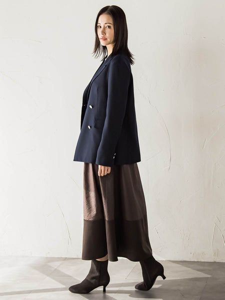 【受注会限定】リネンブレンド テーラードダブルブレストジャケット