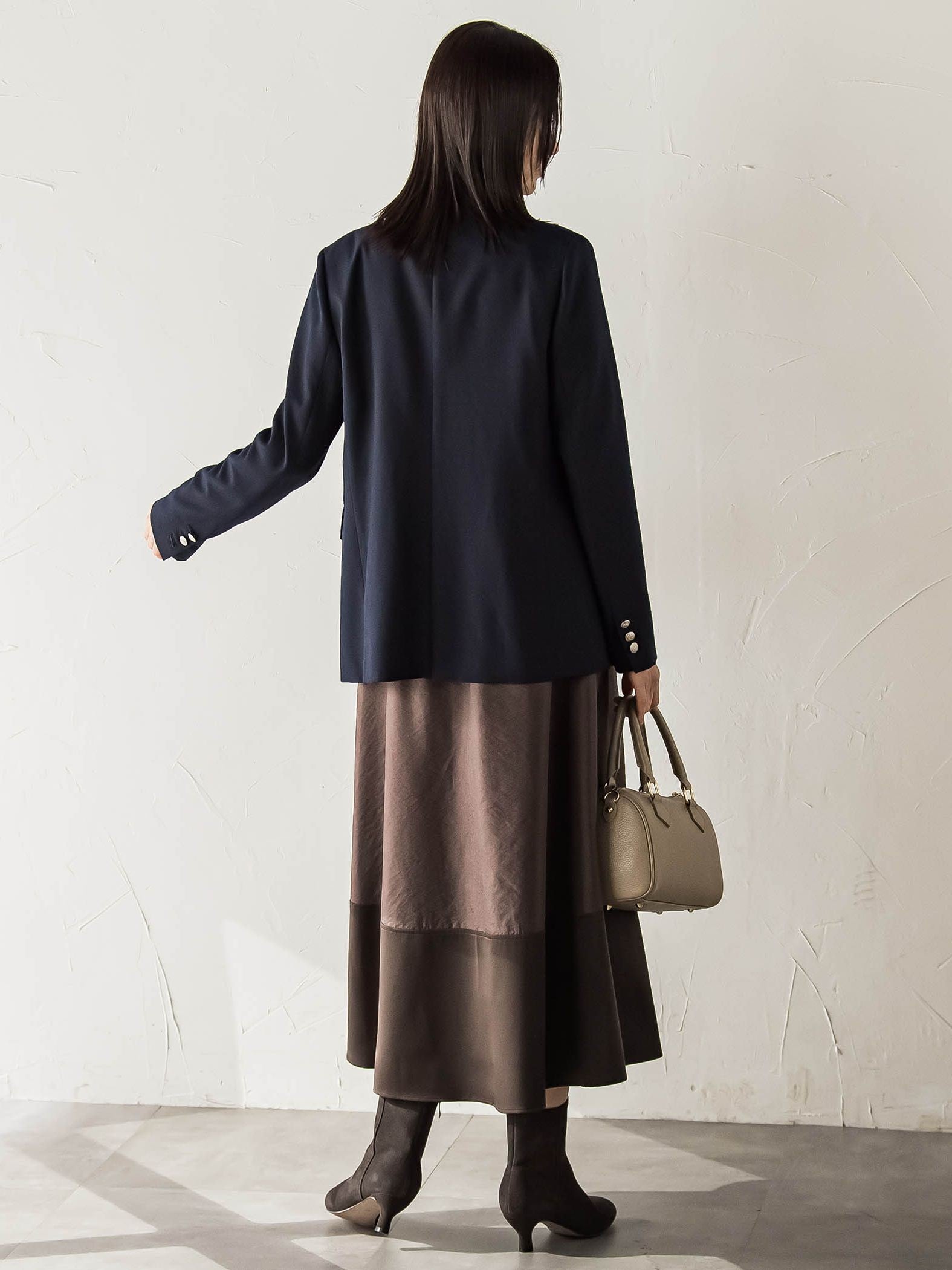 【受注会限定】リネンブレンド テーラードダブルブレストジャケット