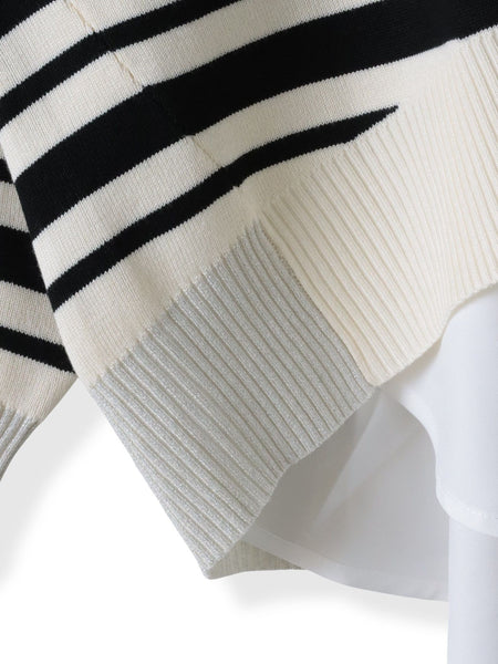 【WEB限定】”3コーデが叶う2点セット”ニット×シャツ≪手洗い可能≫