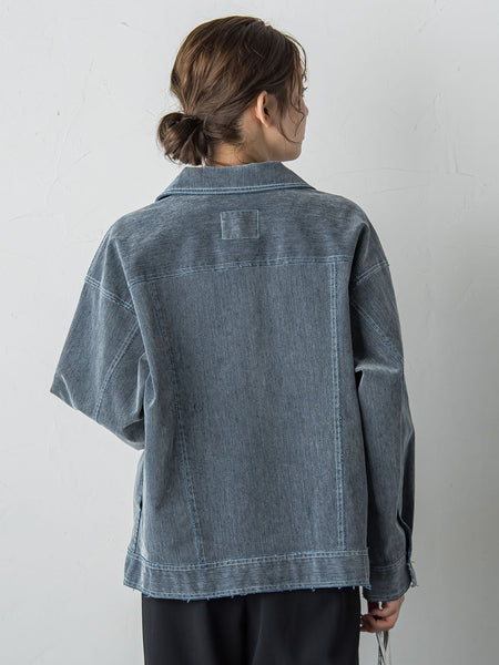 【カタログ掲載】FLOCK on DENIMジャケット≪手洗い可能≫
