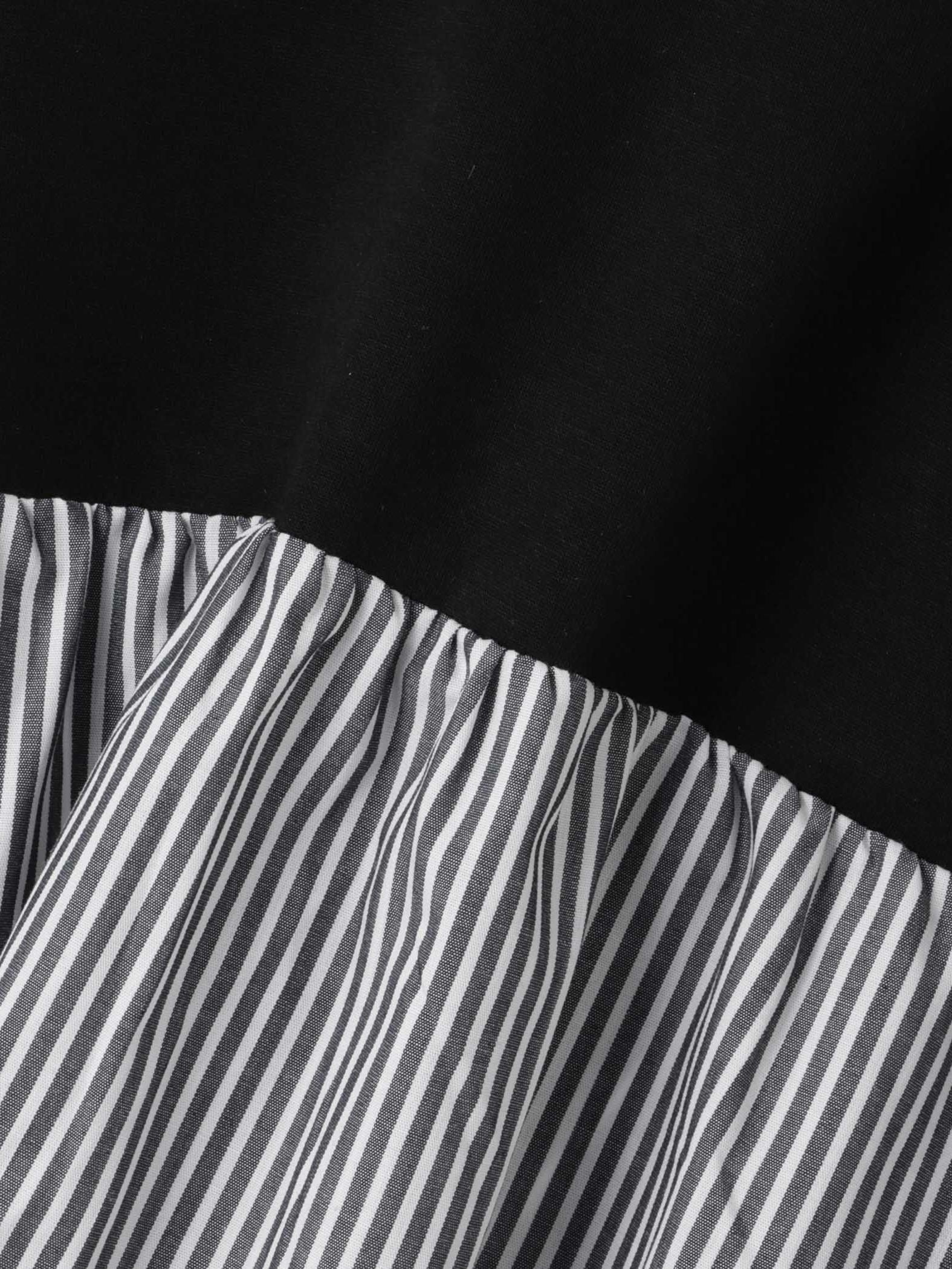 ダンボールバックストライプカーディガン