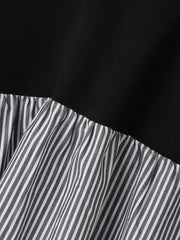 ダンボールバックストライプカーディガン