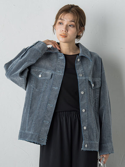 【カタログ掲載】FLOCK on DENIMジャケット≪手洗い可能≫