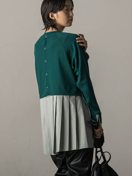 プリーツドッキングプルオーバー≪洗濯機で洗える≫