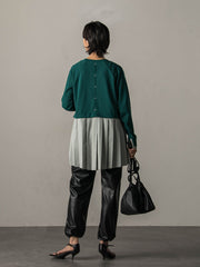 プリーツドッキングプルオーバー≪洗濯機で洗える≫