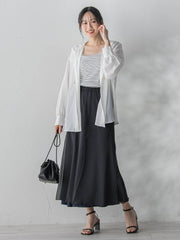 リブスクエアタンクトップ