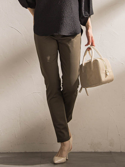 【WEB限定】裏起毛発熱レギンスパンツ≪ストレッチ/洗える≫