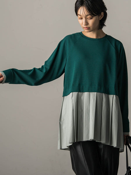 プリーツドッキングプルオーバー≪洗濯機で洗える≫