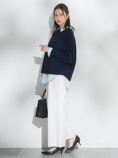 【新色追加】ファインメリノウールドルマンニット≪洗える≫