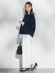 【新色追加】ファインメリノウールドルマンニット≪洗える≫