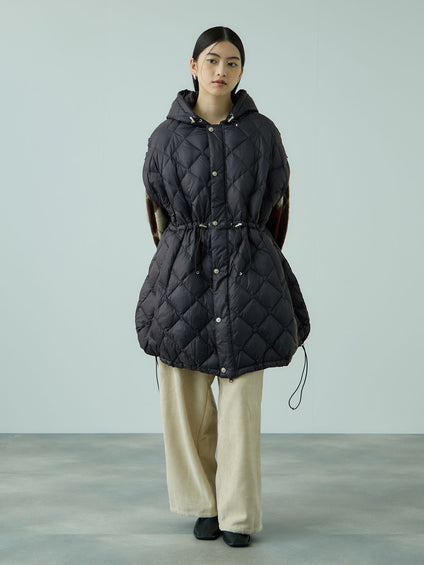 TAION　ダウンケープコート≪手洗い可能≫