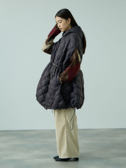 TAION　ダウンケープコート≪手洗い可能≫