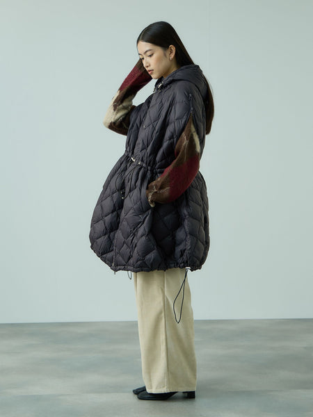 TAION　ダウンケープコート≪手洗い可能≫