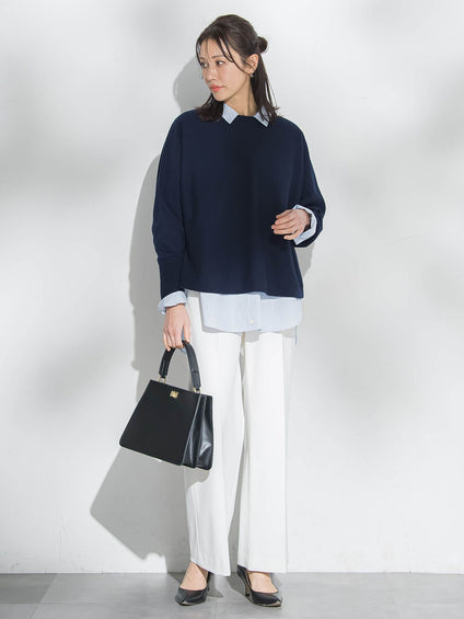 【新色追加】ファインメリノウールドルマンニット≪洗える≫