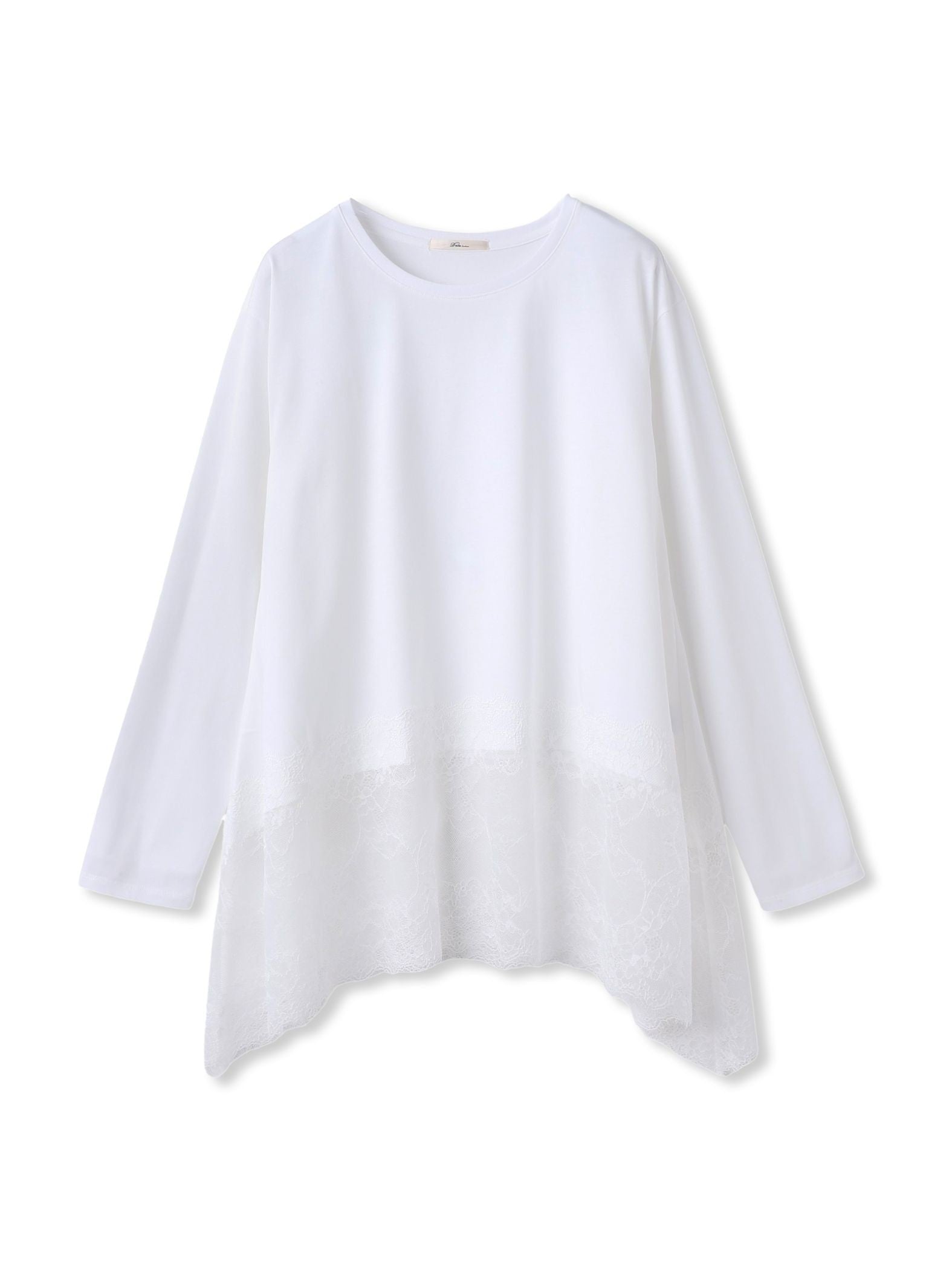 レースコンビカットソー