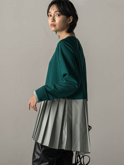 プリーツドッキングプルオーバー≪洗濯機で洗える≫