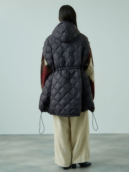 TAION　ダウンケープコート≪手洗い可能≫