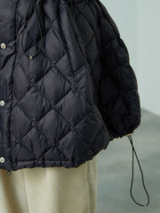 TAION　ダウンケープコート≪手洗い可能≫