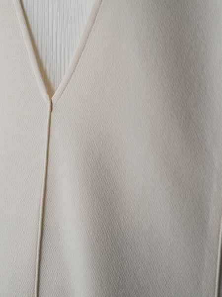 【えらべるSET UP】叶えるVネックジャンパードレス≪手洗い可能≫