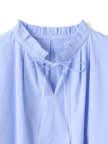 コットンフリルカラーブラウス