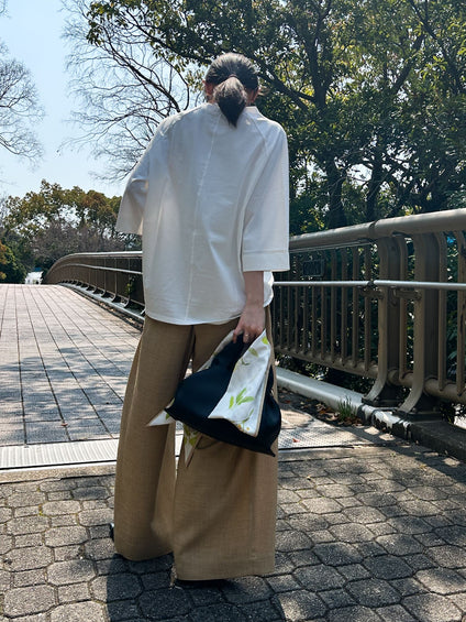 【WEB限定】箔ロゴカットソー≪手洗い可能≫