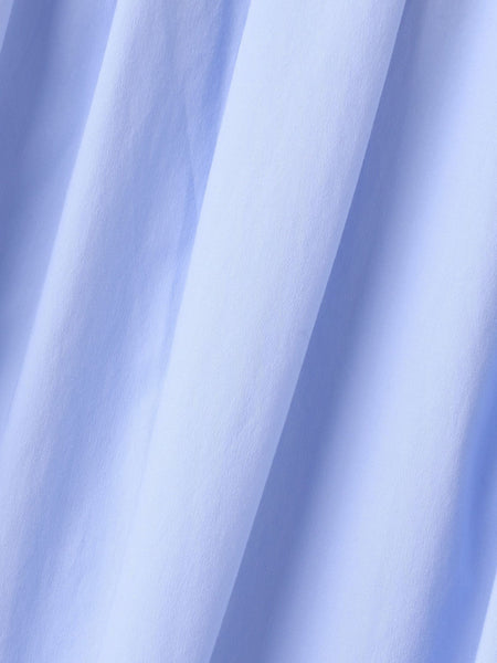 コットンフリルカラーブラウス