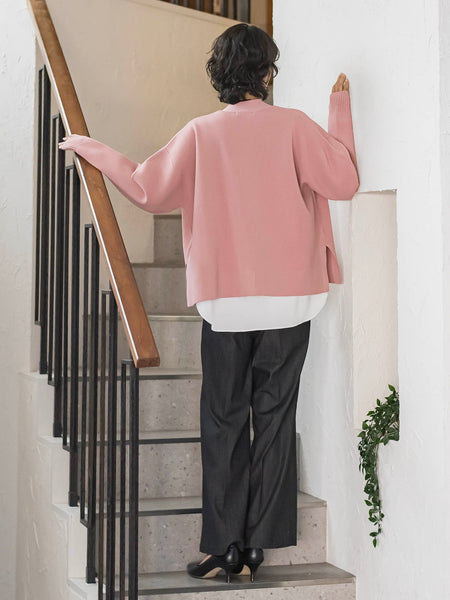 【WEB限定カラーあり】スポンディッシュニットカーディガン