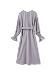 スモッキングスリーブワンピース