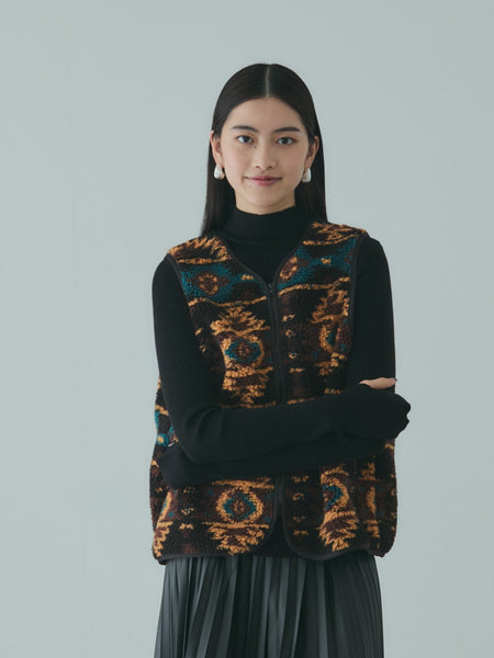 ボアライナー付きナイロンフーディブルゾン≪洗濯機で洗える≫