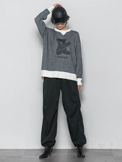 サイドラインパラシュートパンツ≪洗濯機で洗える≫