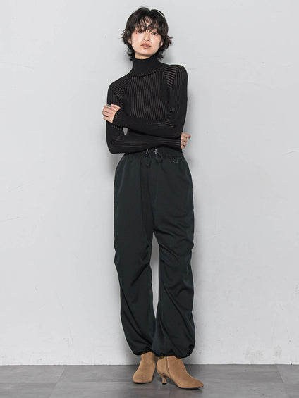 サイドラインパラシュートパンツ≪洗濯機で洗える≫