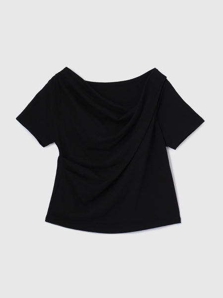 tシャツ アシンメトリードレープカットソー レディース アシンメトリードレープカットソー≪手洗い可能≫ | VICKY