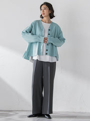 【WEB限定カラーあり】スポンディッシュニットカーディガン