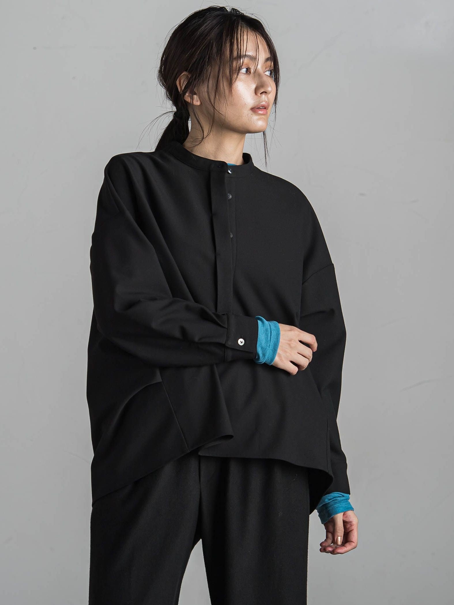 【新色追加】サーモサキソニーバックタックスキッパーブラウス≪洗濯機で洗える≫