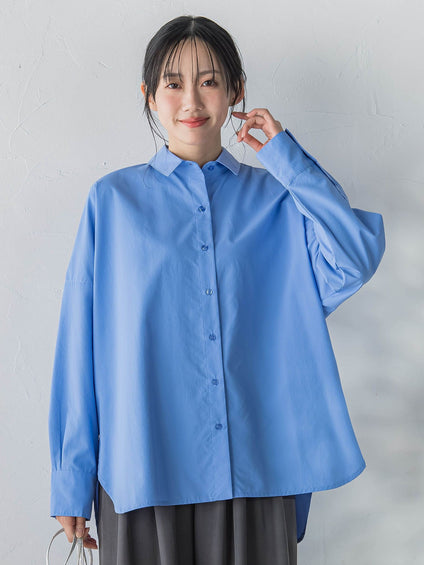 ヴィンテージブロードシャツ≪手洗い可能≫