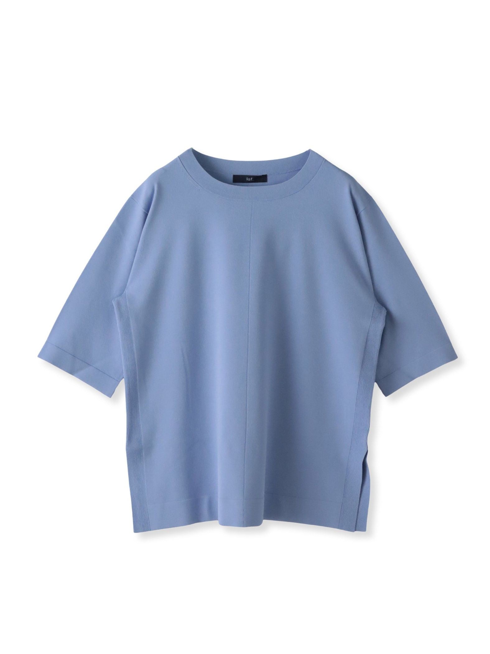 Tシャツ風ニットプルオーバー≪手洗い可能≫