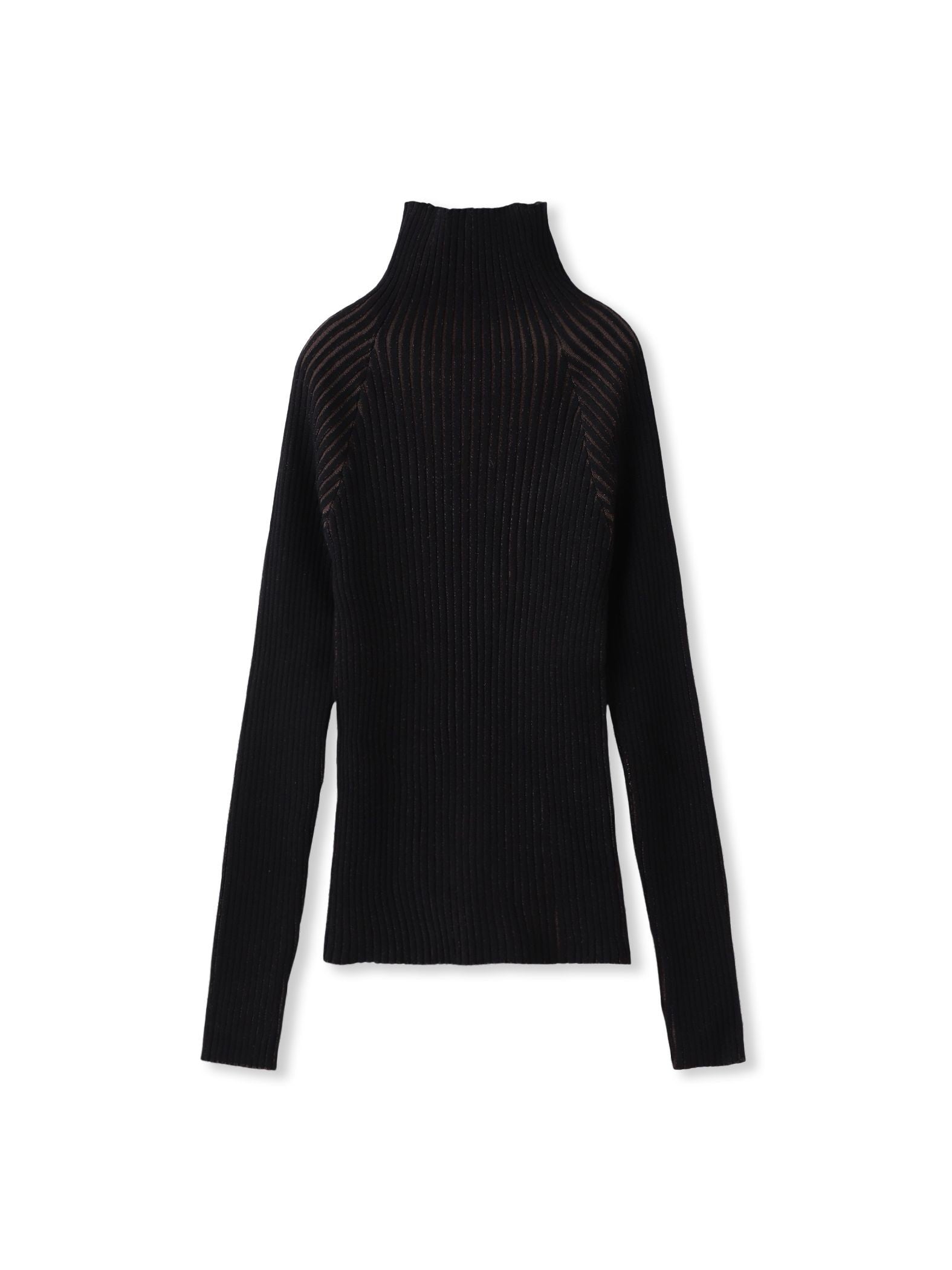 【WEB限定】プレーティングリブニットプルオーバー≪手洗い可能≫