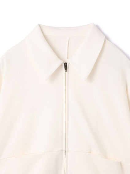 《予約販売》【ふんわり、きちんと。】ライトダンボールステンカラーブルゾン≪手洗い可能≫