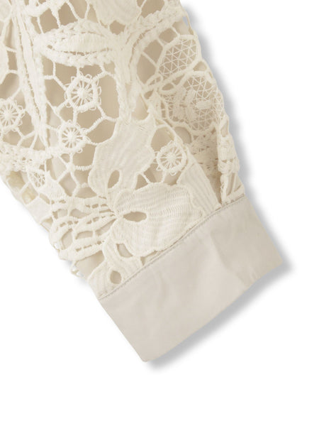 ボタニカルレースブルゾン≪手洗い可能≫