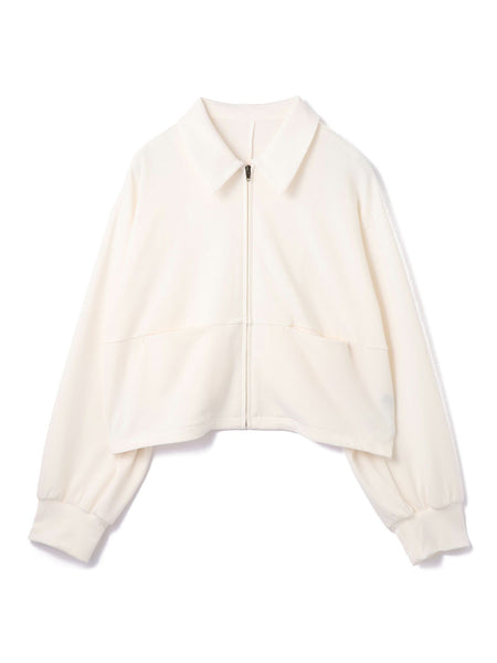 《予約販売》【ふんわり、きちんと。】ライトダンボールステンカラーブルゾン≪手洗い可能≫