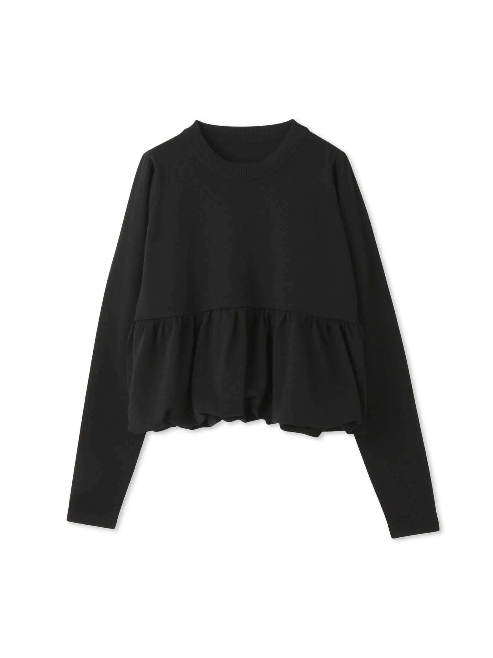 バルーンヘムニットプルオーバー